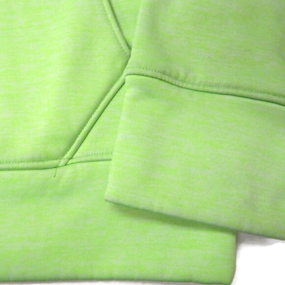 Under Armour Hoodie Storm Big Logo Twist Yellow Womens Small Semi Fitted - Picture 4 of 6